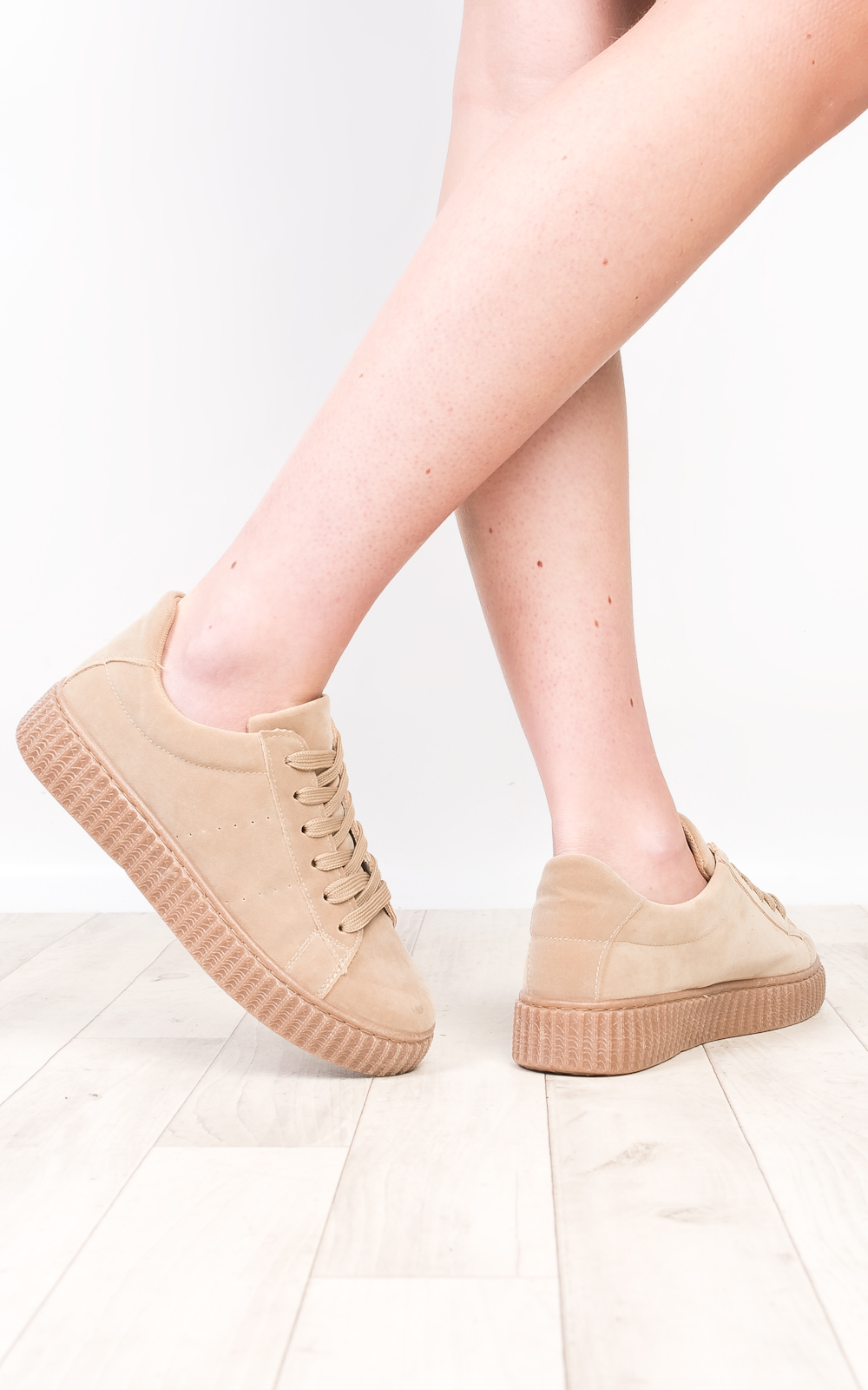 Marissa Faux Suede Platform Shoes  Thumbnail