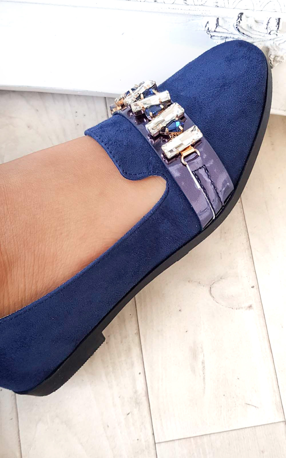 Sherla Embellished Flat Pump Shoe Thumbnail Sherla Embellished Flat Pump Shoe Thumbnail