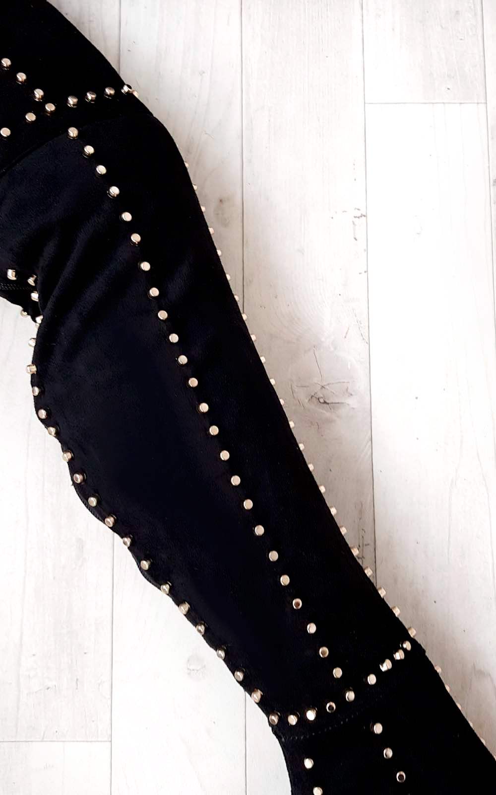 Shia Studded Thigh High Boots  Thumbnail