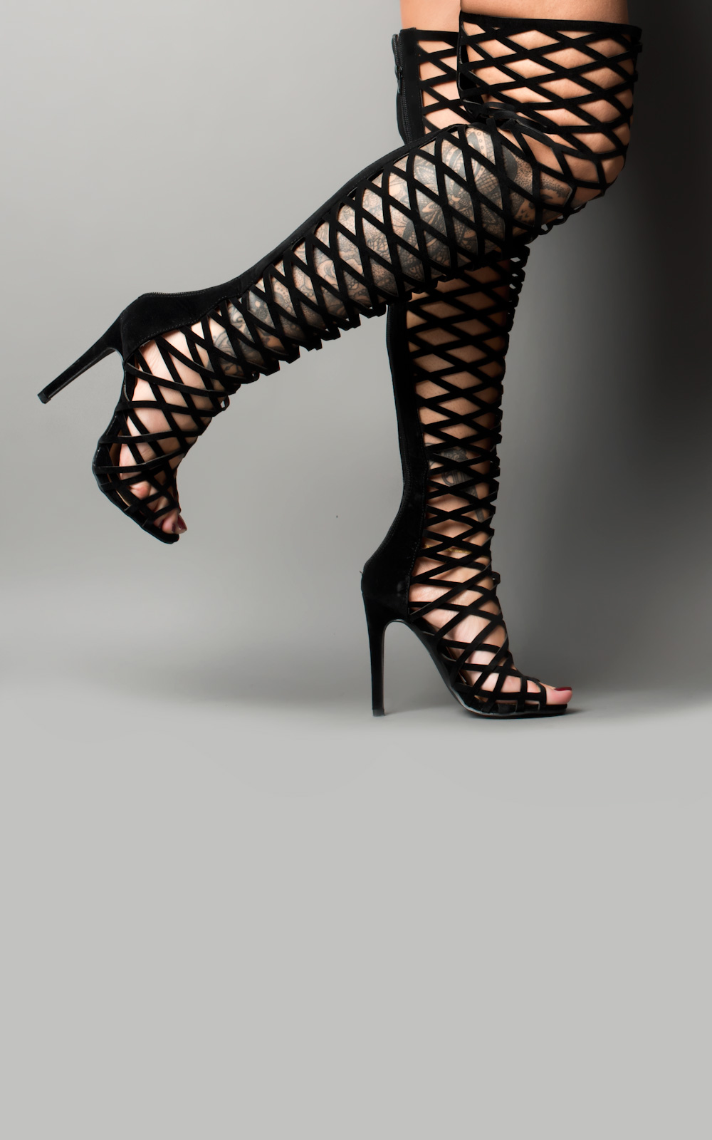 Melissa Knee High Heels Thumbnail Melissa Knee High Heels Thumbnail