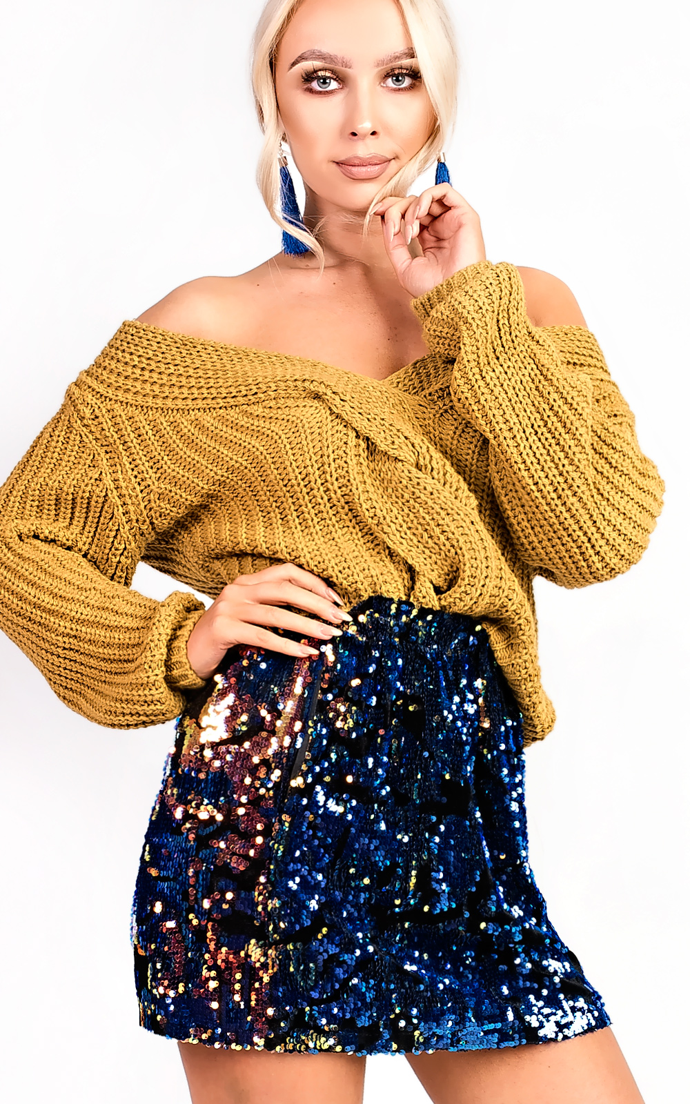 Manuella Reversible Sequin Skirt Thumbnail Manuella Reversible Sequin Skirt Thumbnail