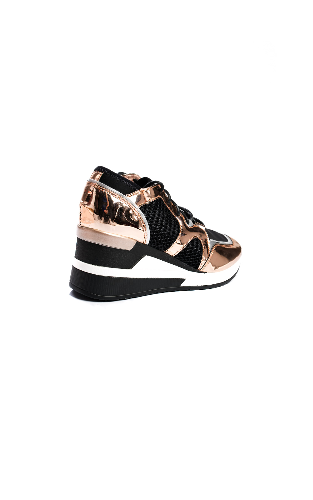 Lou Mesh Chrome Wedge Trainers Thumbnail Lou Mesh Chrome Wedge Trainers Thumbnail