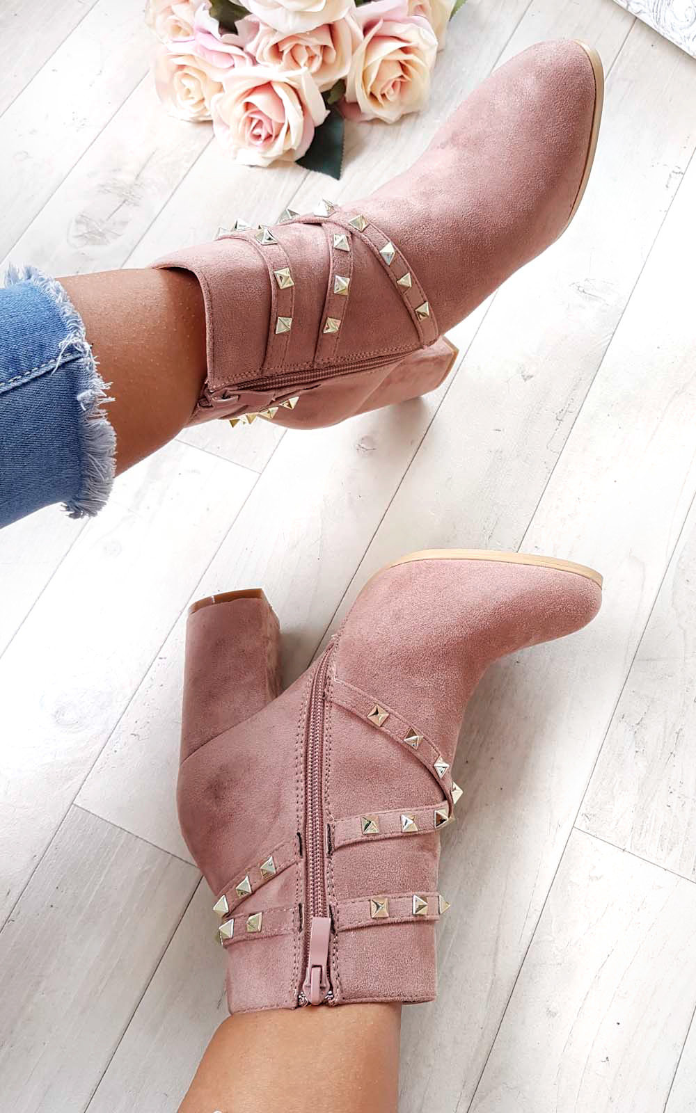 Mabel Studded Ankle Boots 