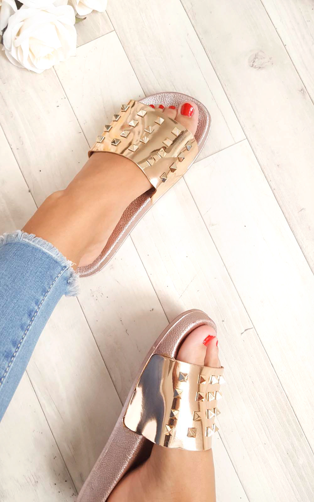 Lillian Studded Sliders Thumbnail