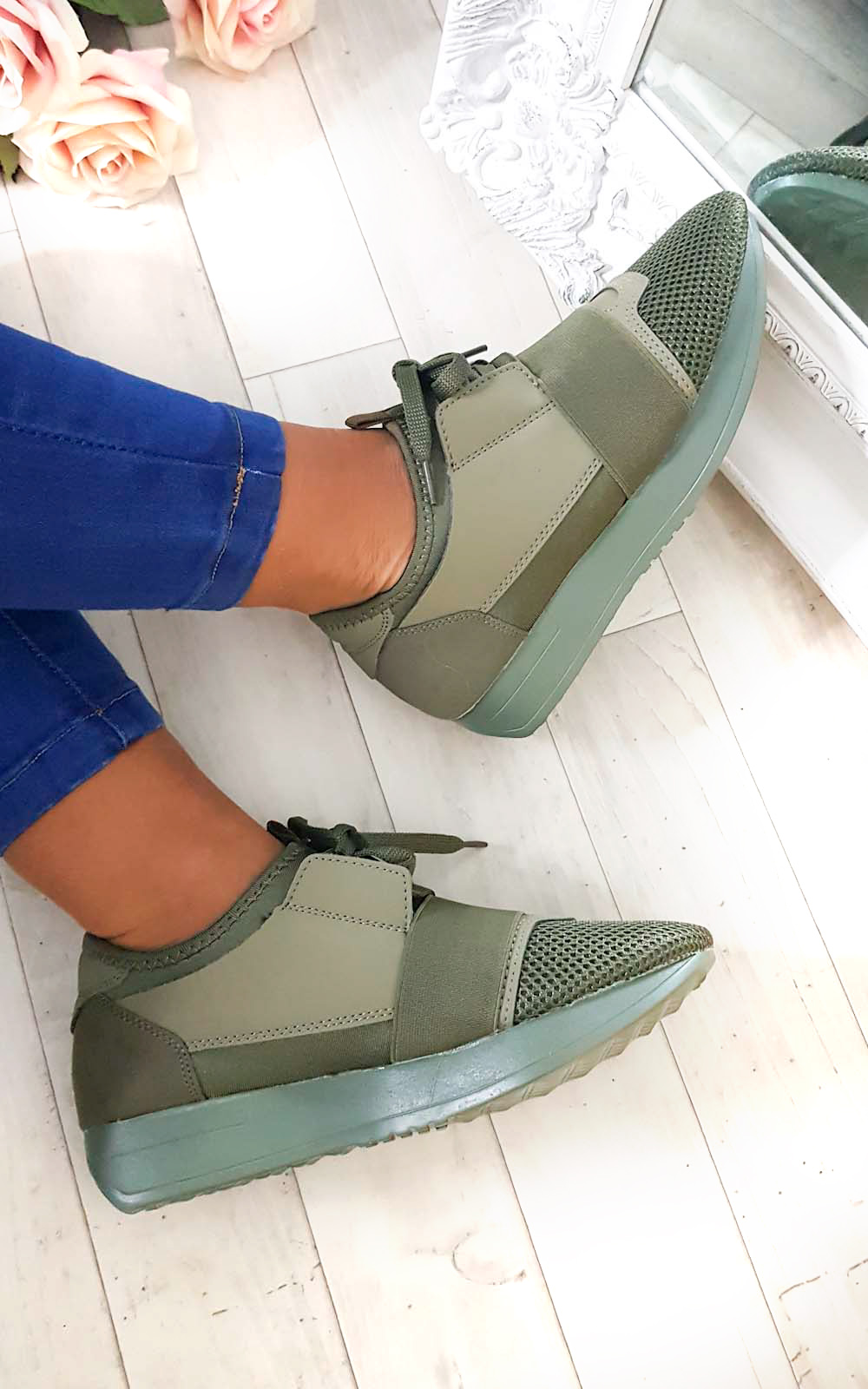 Bali Mesh Two Toned Panel Trainers Thumbnail Bali Mesh Two Toned Panel Trainers Thumbnail