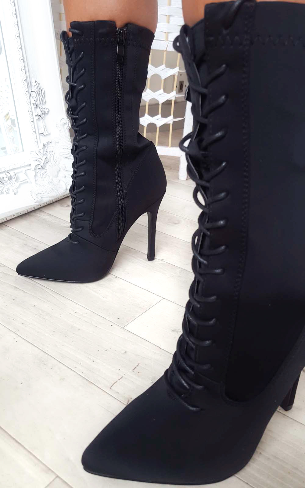 Kimmay Lace up Ankle Boots Thumbnail