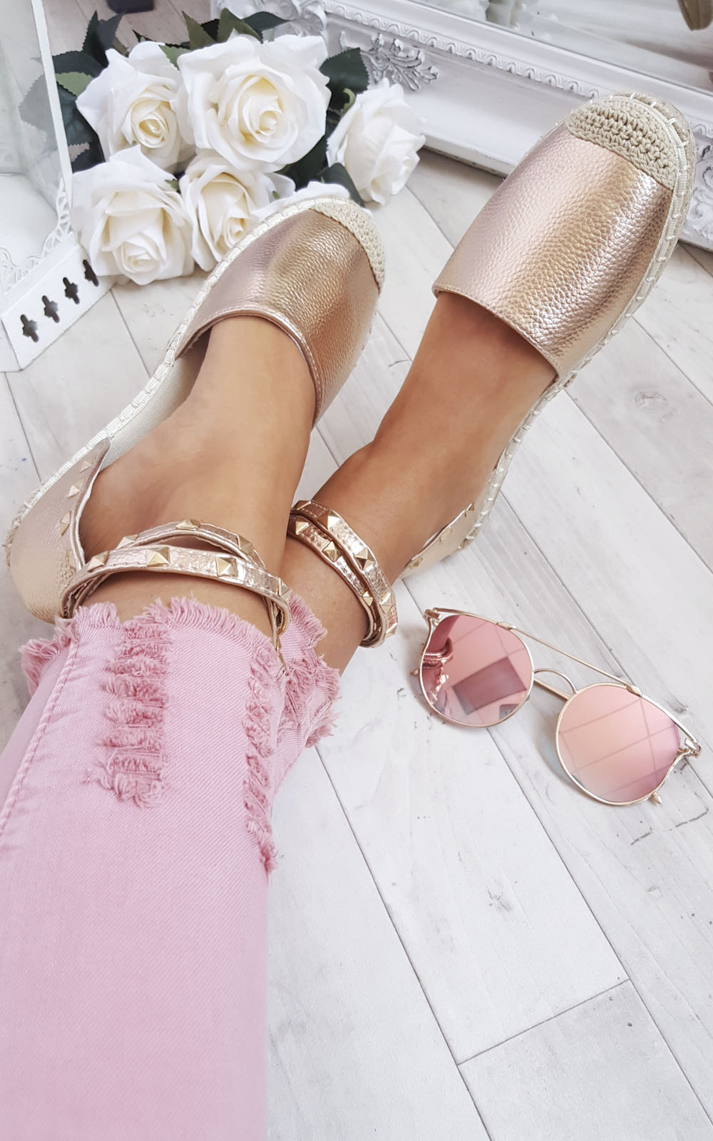 Giovanni Studded Espadrilles Thumbnail