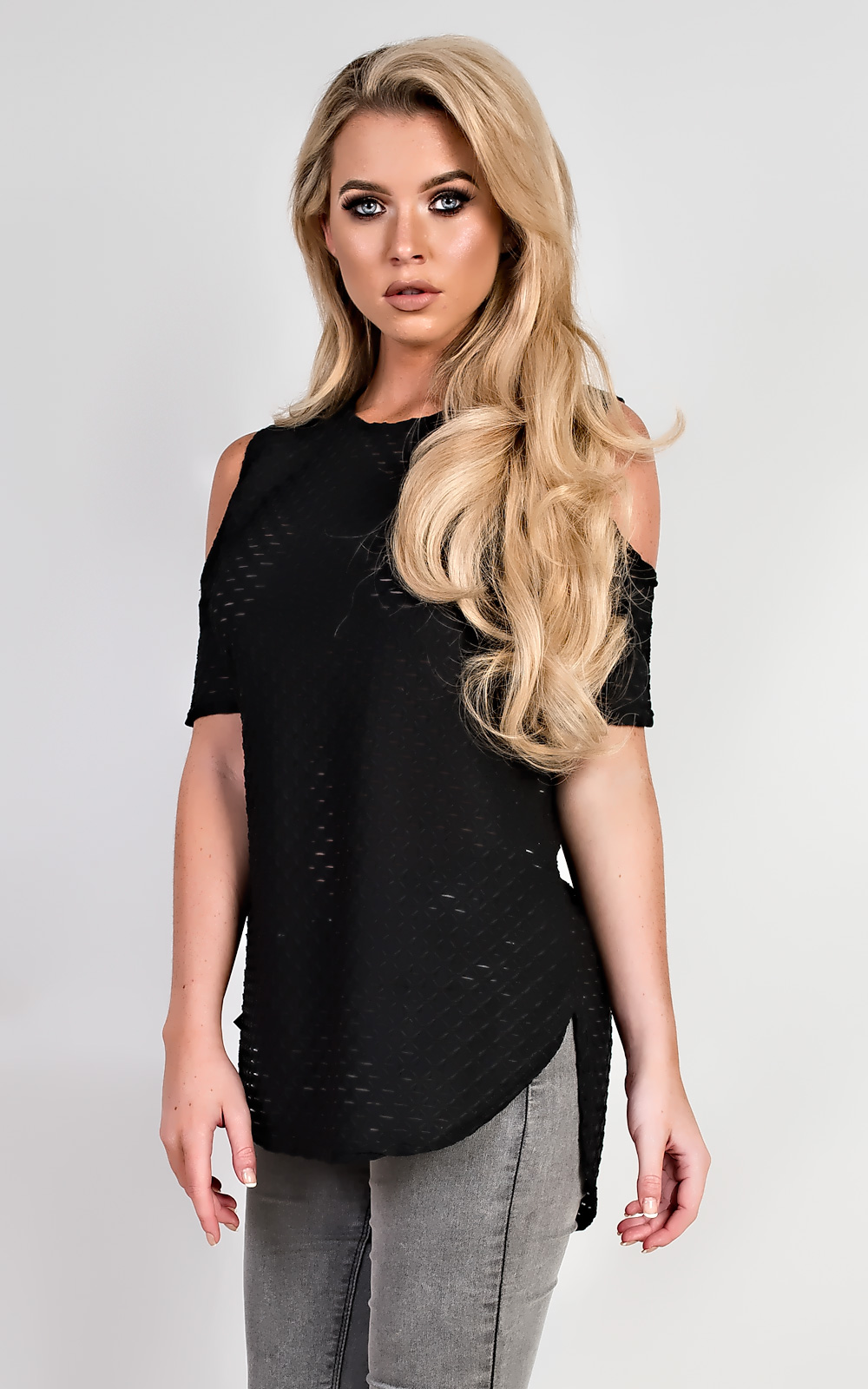 Aisling Cold Shoulder Top Thumbnail Aisling Cold Shoulder Top Thumbnail