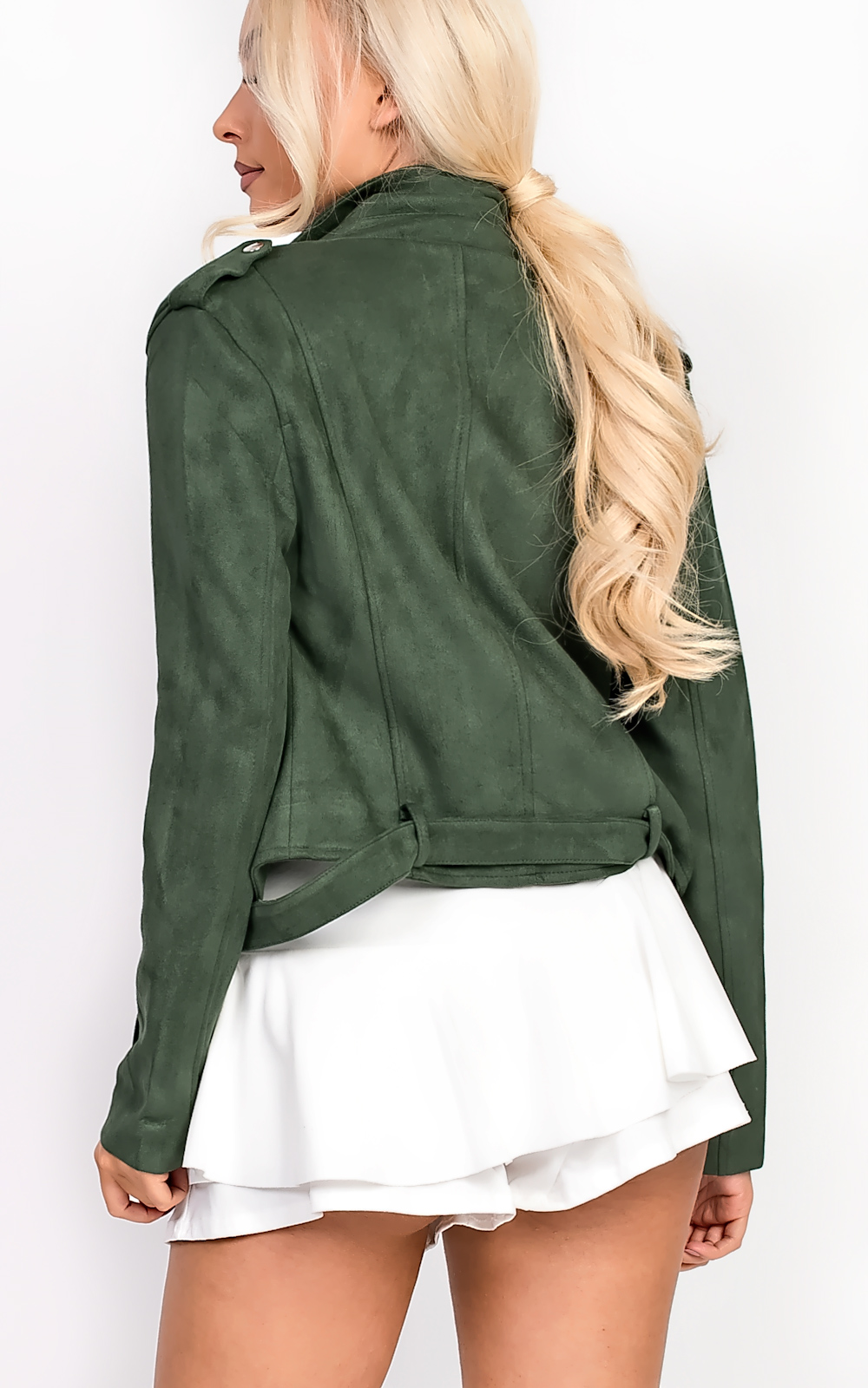 Mia Biker Faux Suede Jacket Thumbnail Mia Biker Faux Suede Jacket Thumbnail