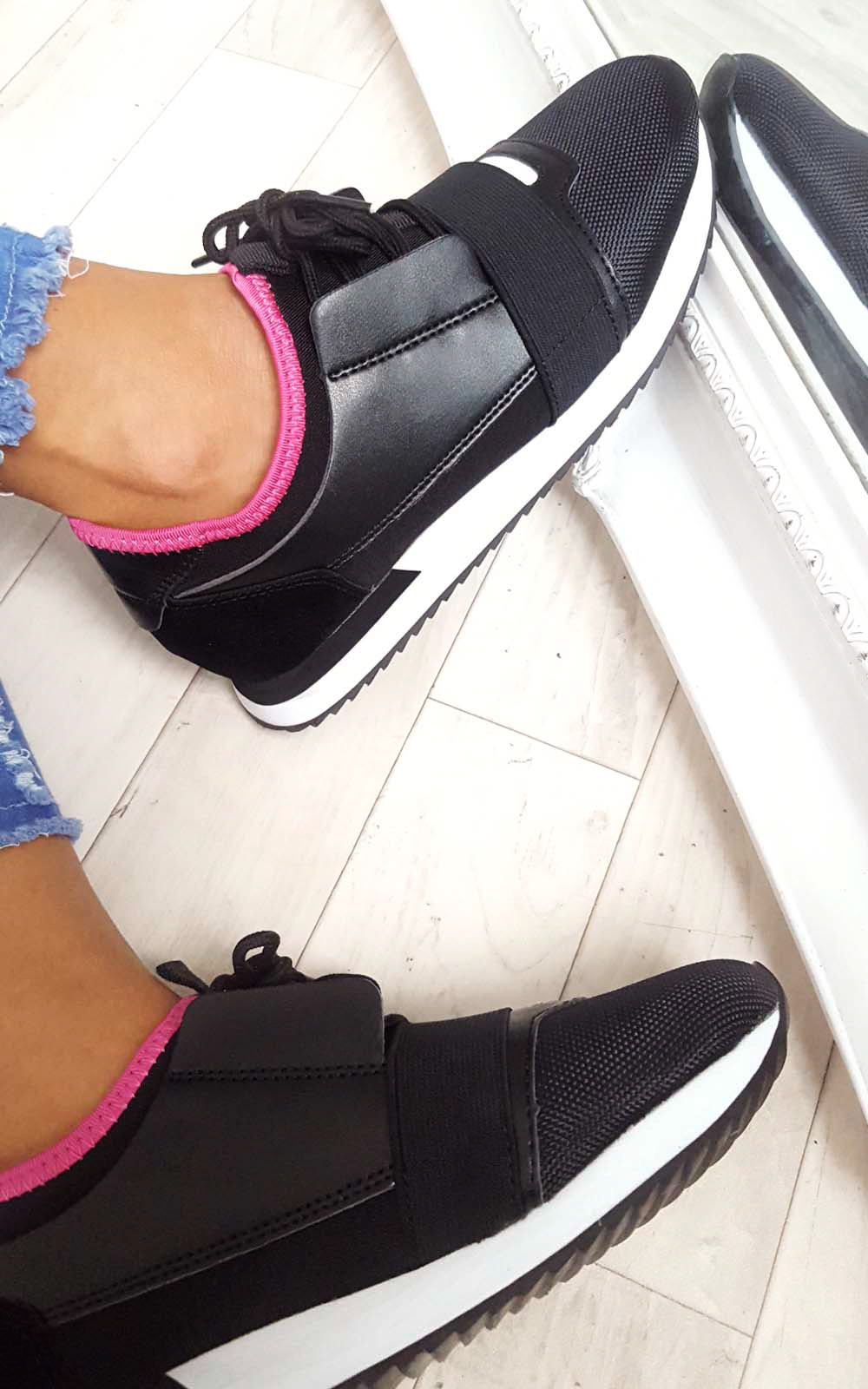 Bali Mesh Two Toned Panel Trainers Thumbnail Bali Mesh Two Toned Panel Trainers Thumbnail