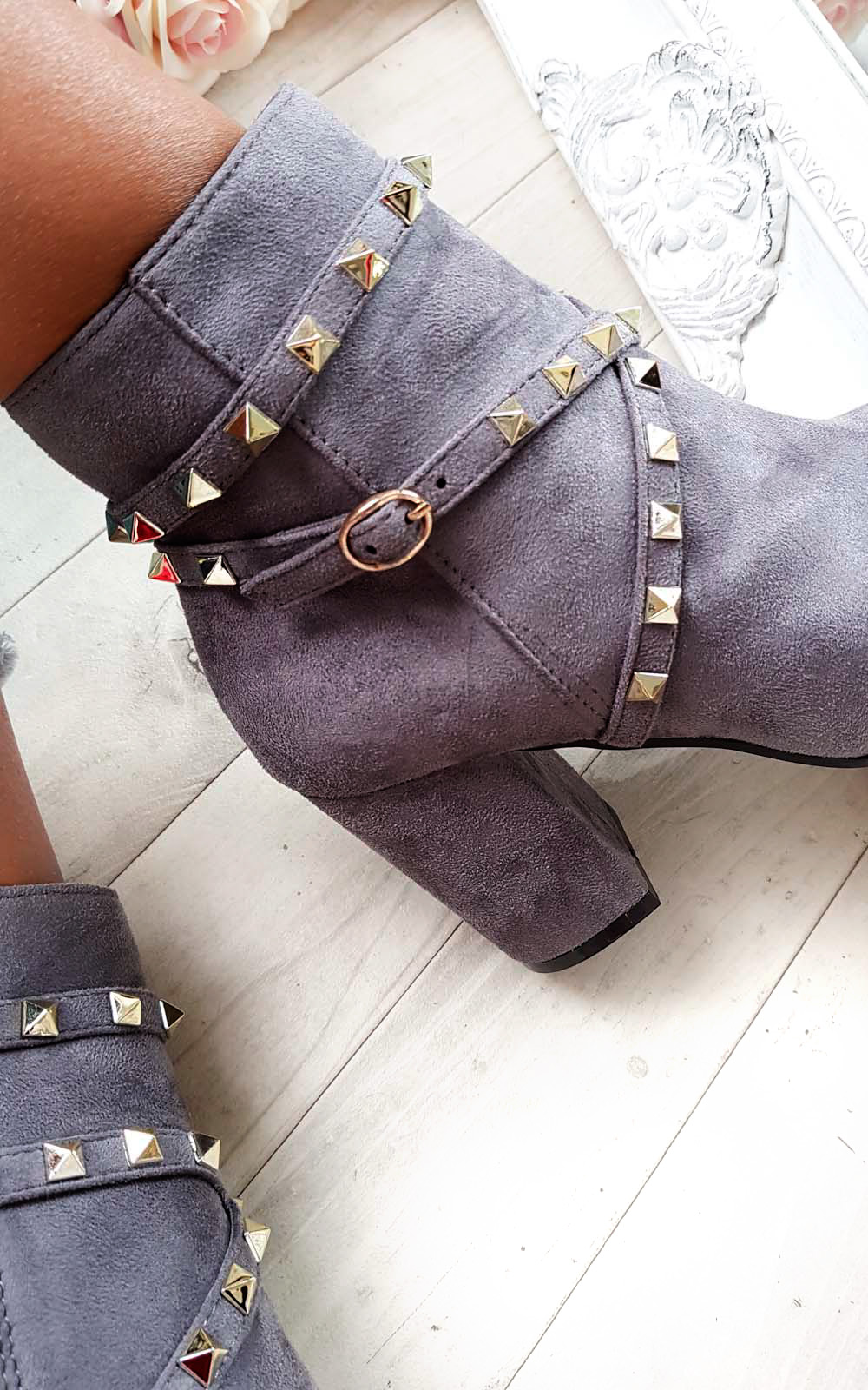 Mabel Studded Ankle Boots  Thumbnail