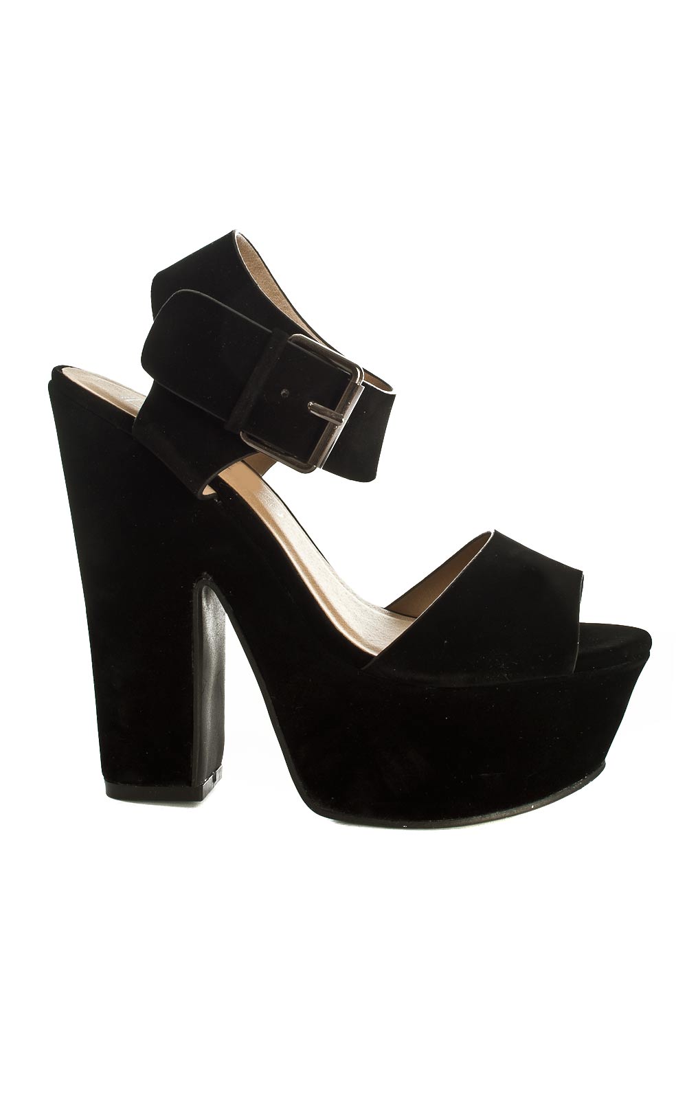 Cecile Black Platform Heels Thumbnail