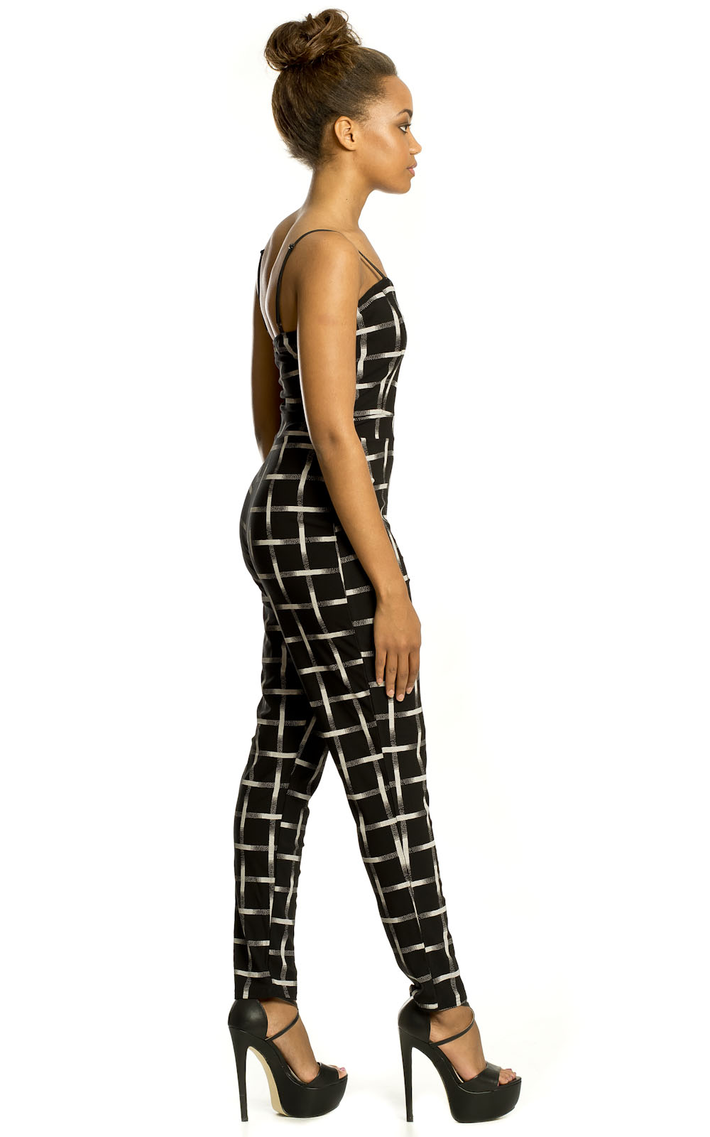 Rae Checked Jumpsuit Thumbnail Rae Checked Jumpsuit Thumbnail