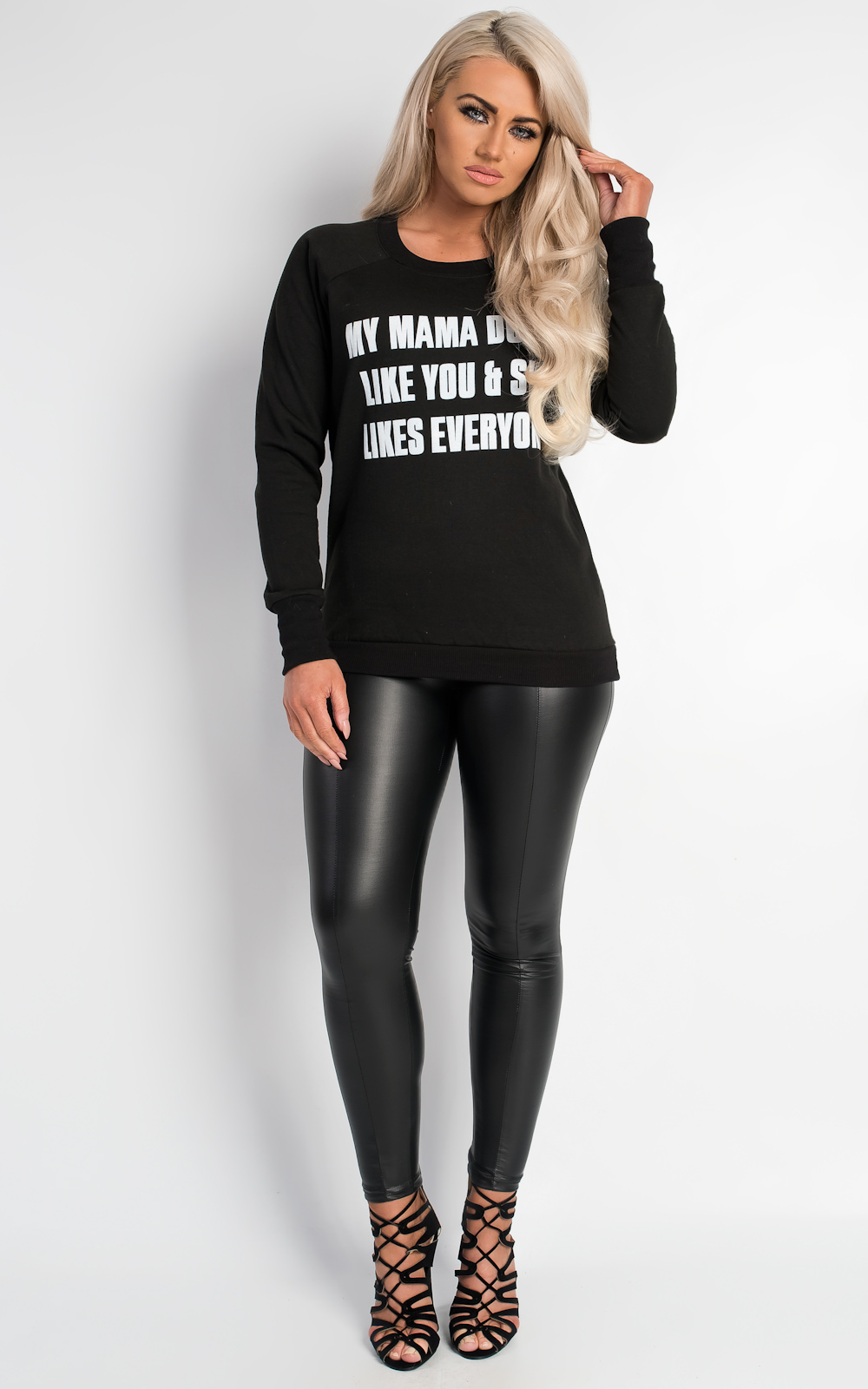Justine Slogan Jumper Thumbnail Justine Slogan Jumper Thumbnail