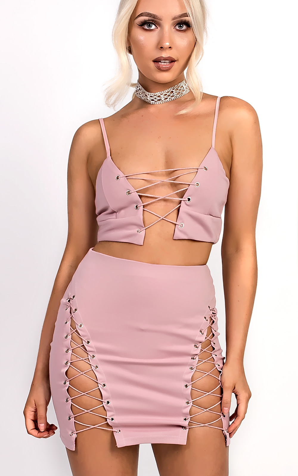 Lacey Lace up Co-ord Thumbnail Lacey Lace up Co-ord Thumbnail