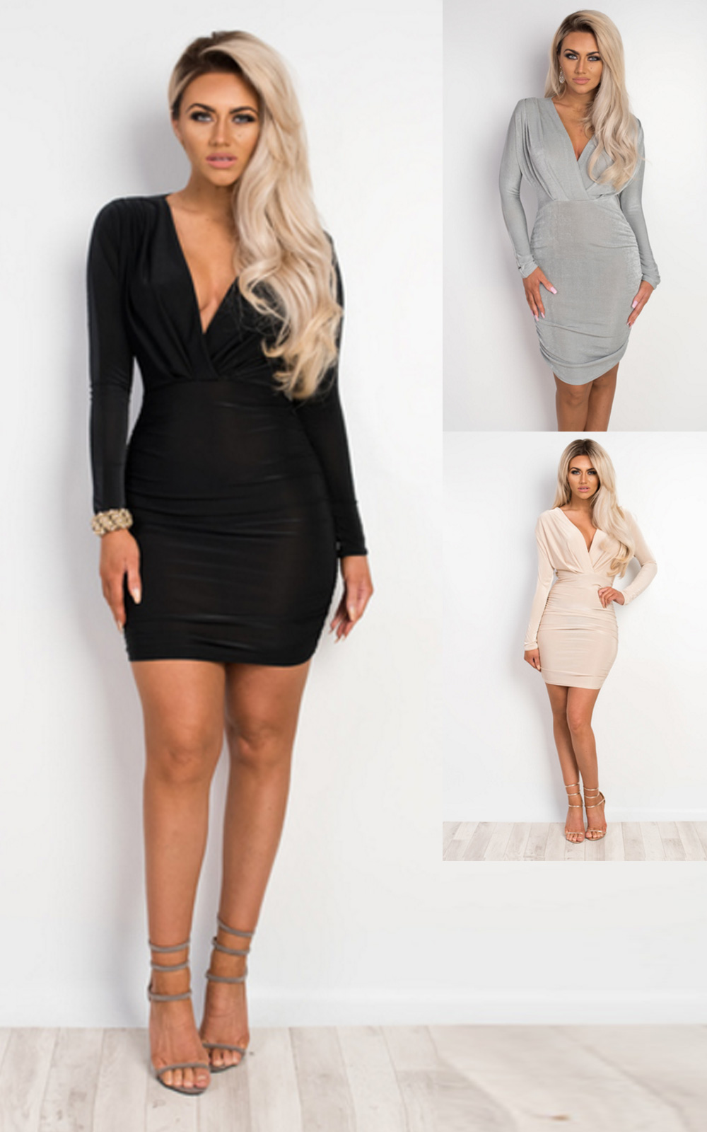 Myla Long Sleeved Bodycon Dress Thumbnail