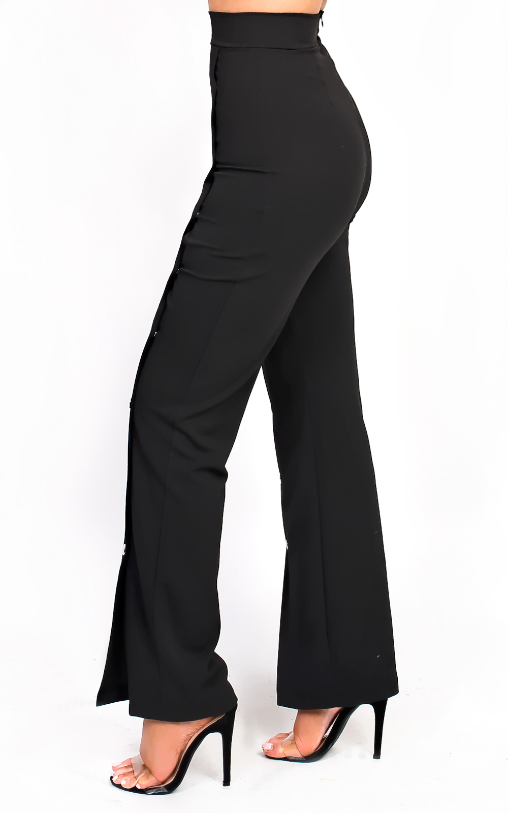 Leena Popper Slim Leg Trousers Thumbnail