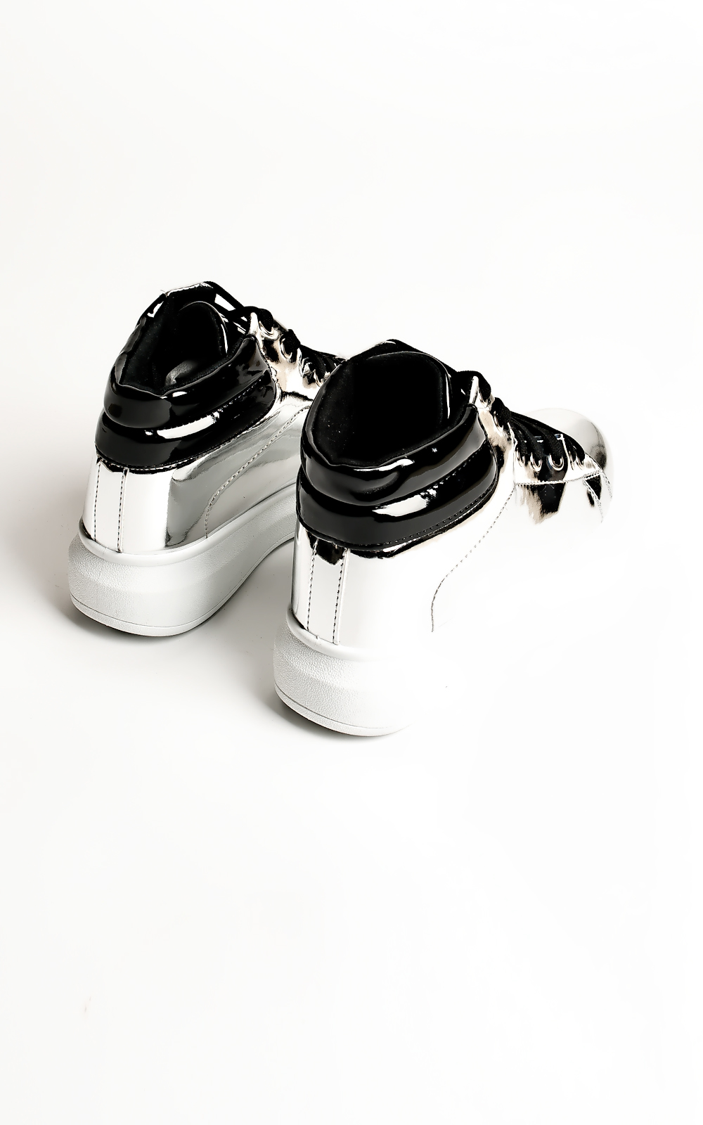 Esme Metallic Platform Trainers Thumbnail Esme Metallic Platform Trainers Thumbnail
