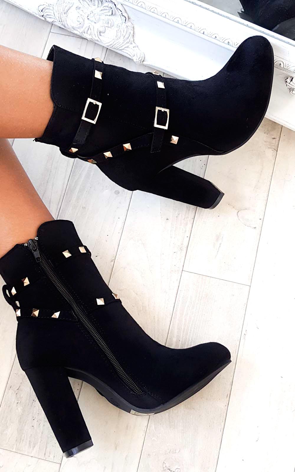 Miya Studded Ankle Boots Thumbnail Miya Studded Ankle Boots Thumbnail