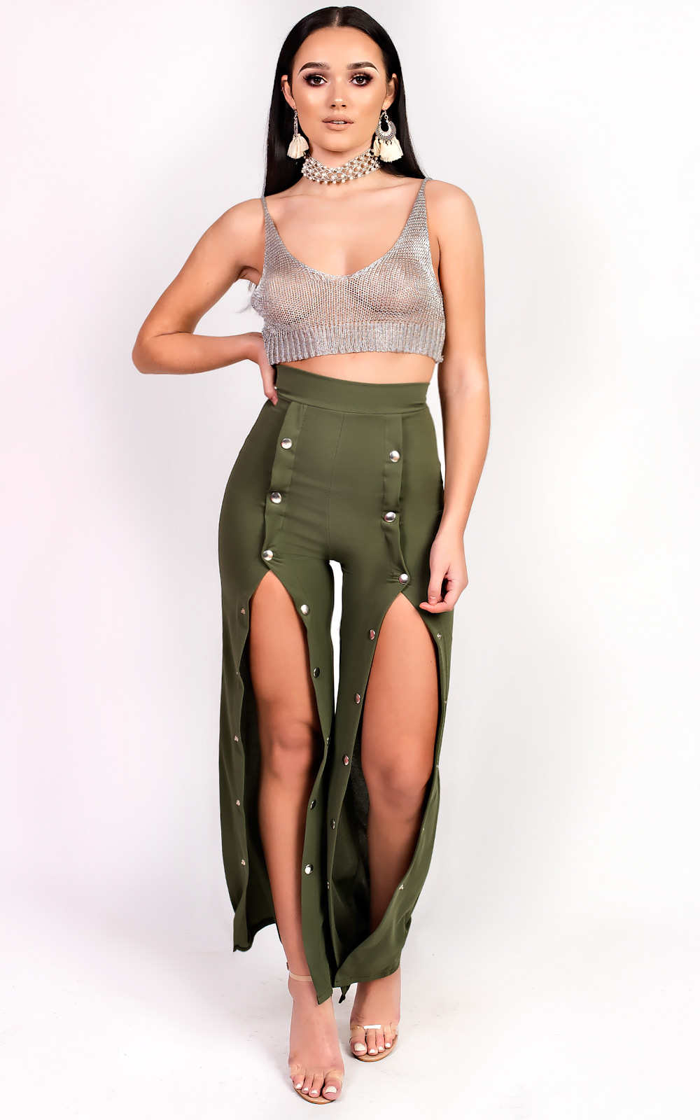 Leena Popper Slim Leg Trousers Leena Popper Slim Leg Trousers