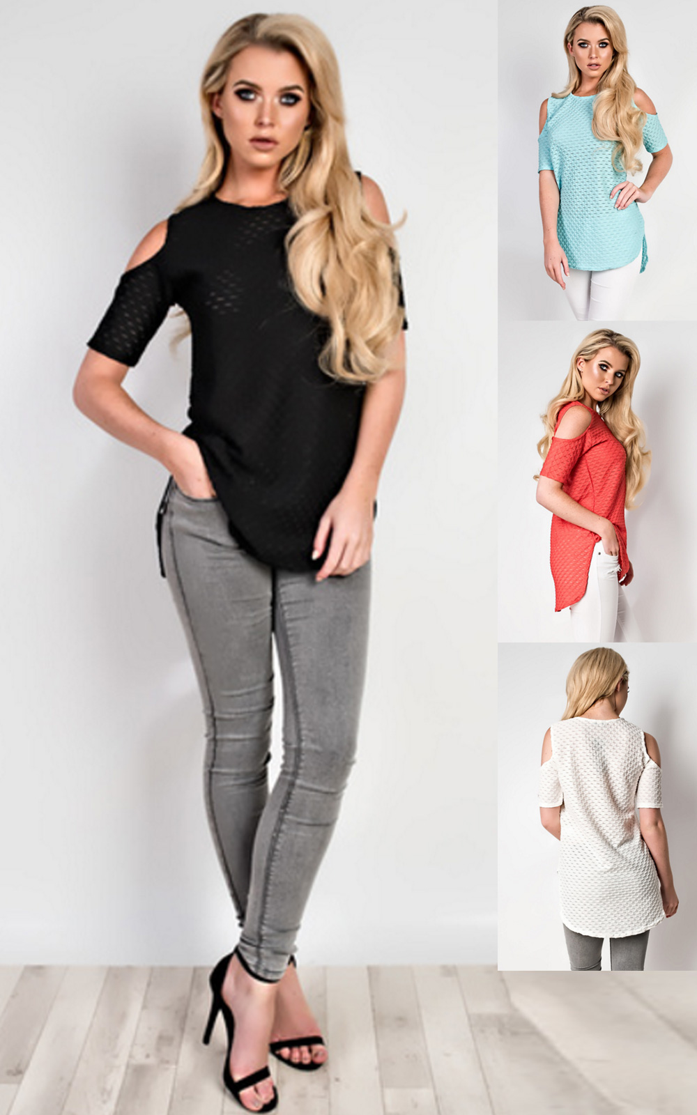 Aisling Cold Shoulder Top Thumbnail Aisling Cold Shoulder Top Thumbnail