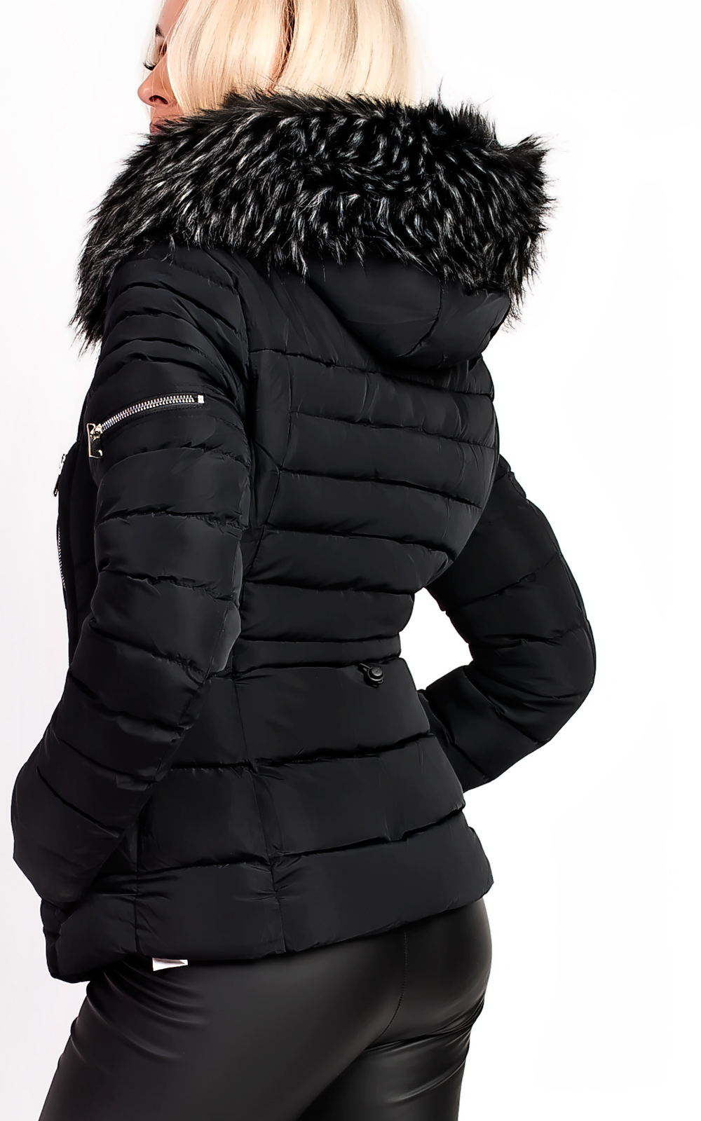 Carolina Padded Faux Fur Hooded Jacket Thumbnail Carolina Padded Faux Fur Hooded Jacket Thumbnail
