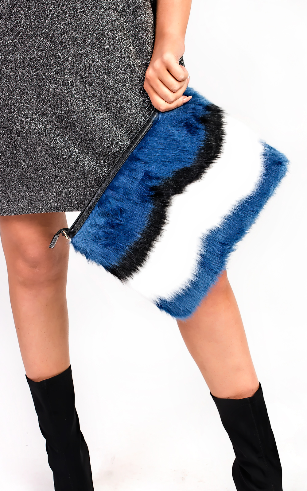 Alexia Faux Fur Shoulder Bag Thumbnail