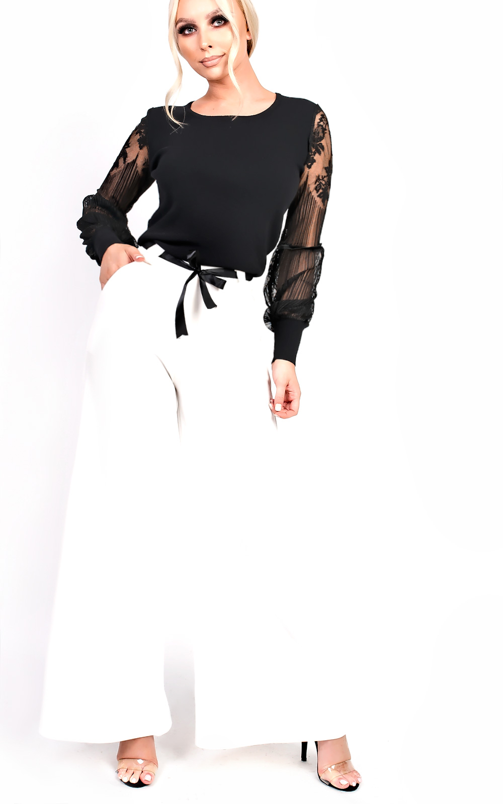 Siena High Waisted Wide Legged Trouser Siena High Waisted Wide Legged Trouser