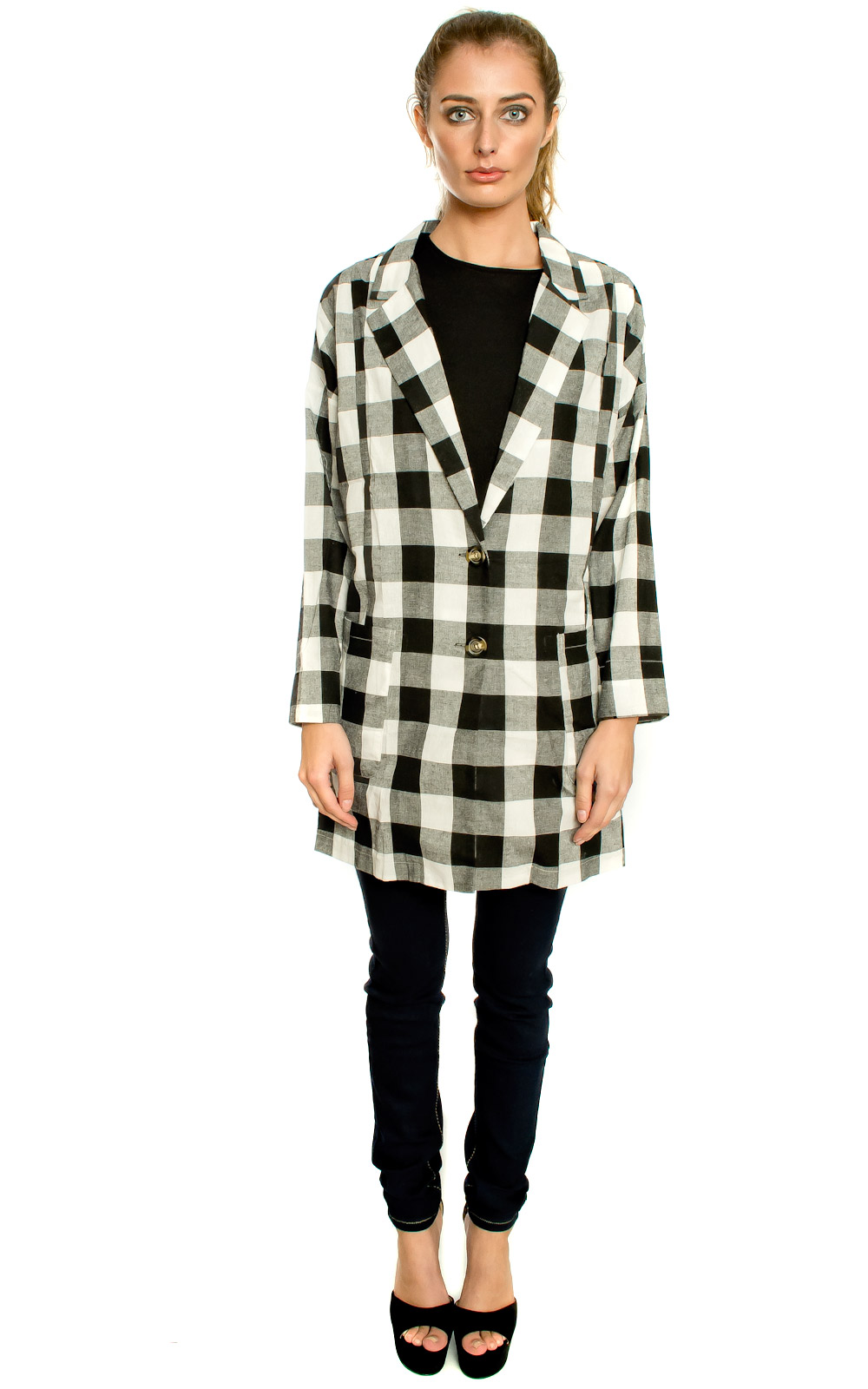 Cecilie Check Blazer