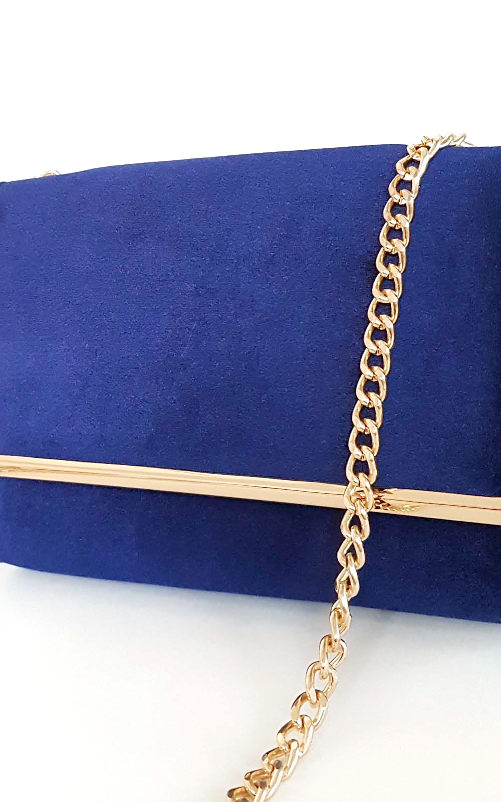 Millar Velvet Gold Chain Cross Body Bag Thumbnail