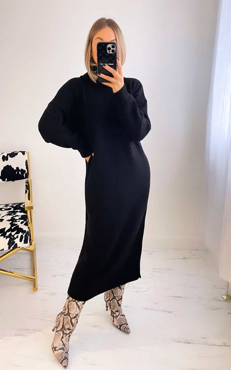 Abigail High Neck Jumper Dress Thumbnail