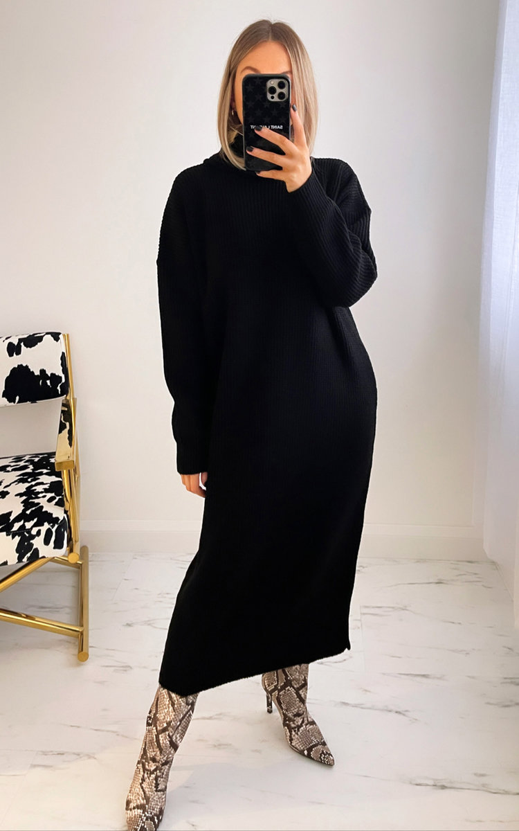 Abigail High Neck Jumper Dress Thumbnail Abigail High Neck Jumper Dress Thumbnail