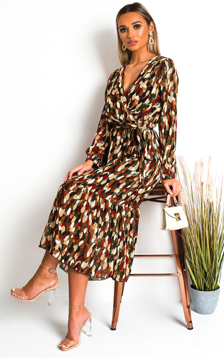 Adelaide Wrap Front Midi Dress Thumbnail Adelaide Wrap Front Midi Dress Thumbnail