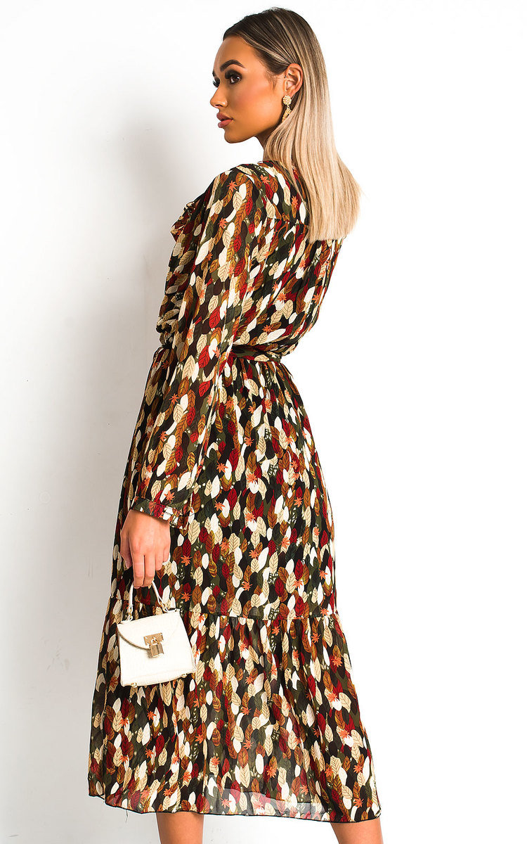 Adelaide Wrap Front Midi Dress Thumbnail Adelaide Wrap Front Midi Dress Thumbnail