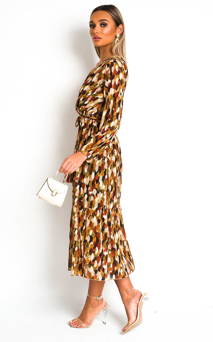 Adelaide Wrap Front Midi Dress Thumbnail Adelaide Wrap Front Midi Dress Thumbnail