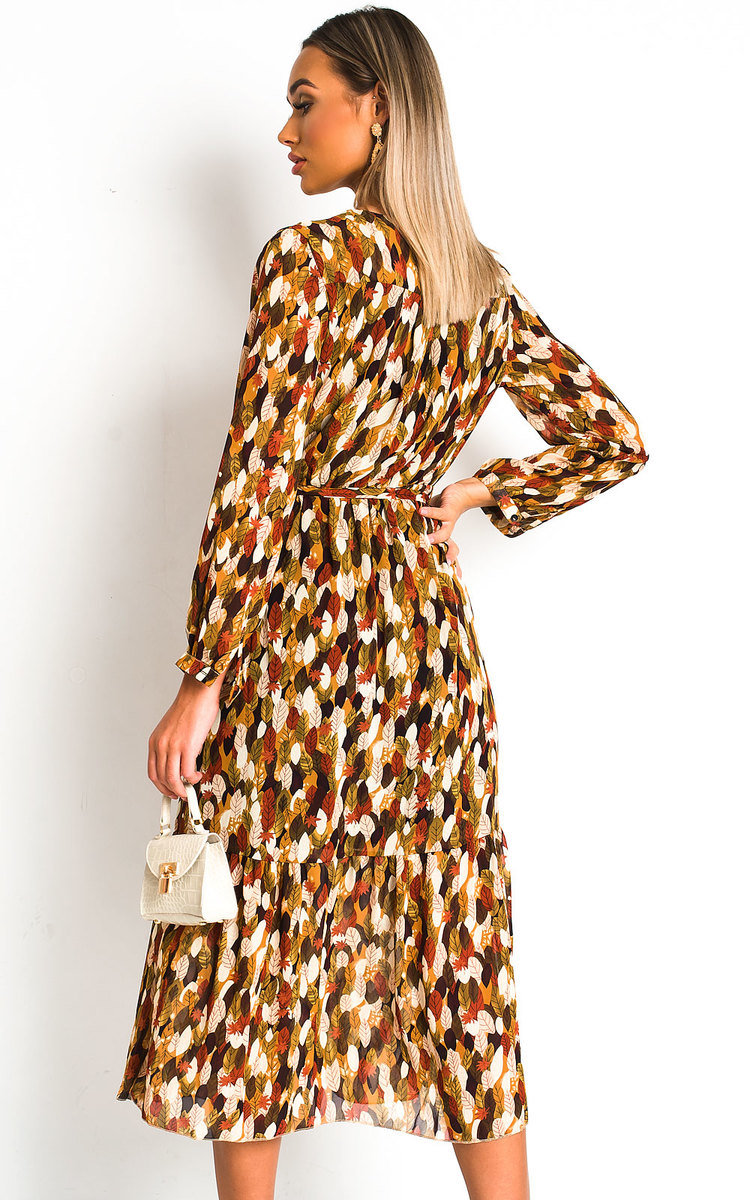 Adelaide Wrap Front Midi Dress Thumbnail