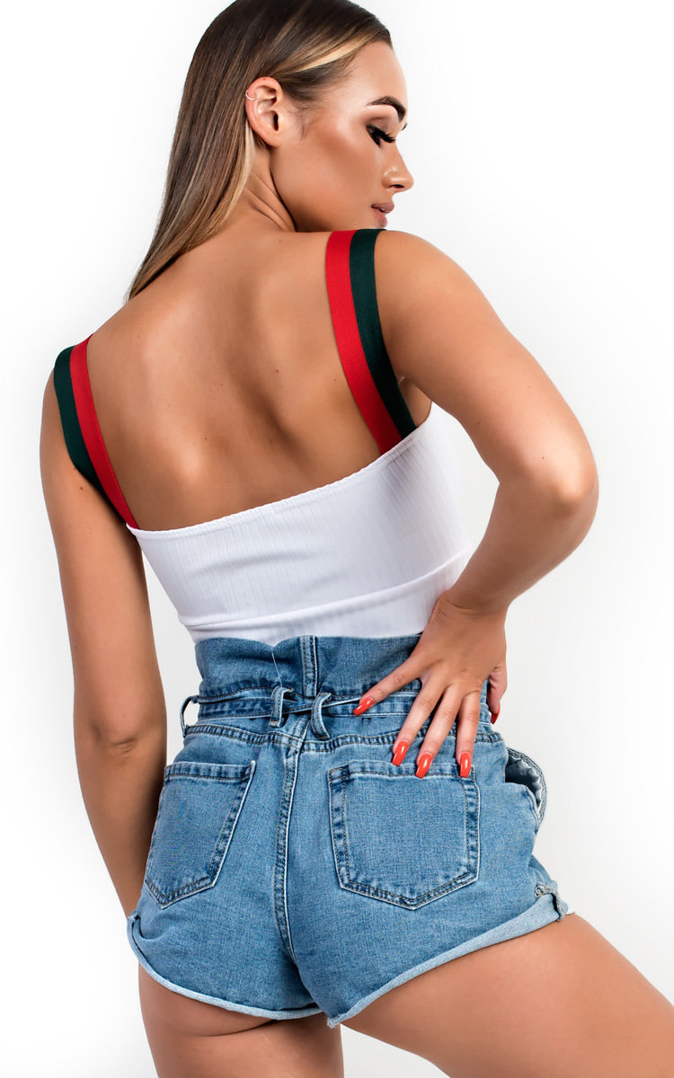 Aleah Ribbed Crop Top  Thumbnail