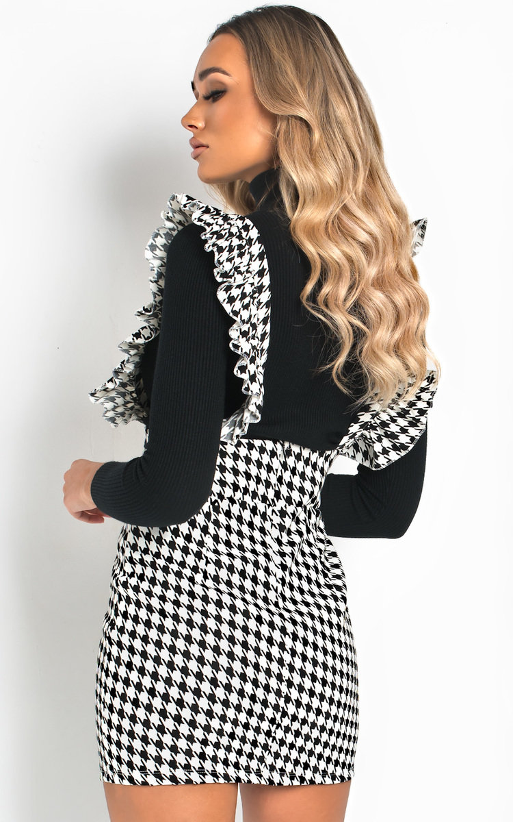 Aliana Pinafore Mini Dress Aliana Pinafore Mini Dress