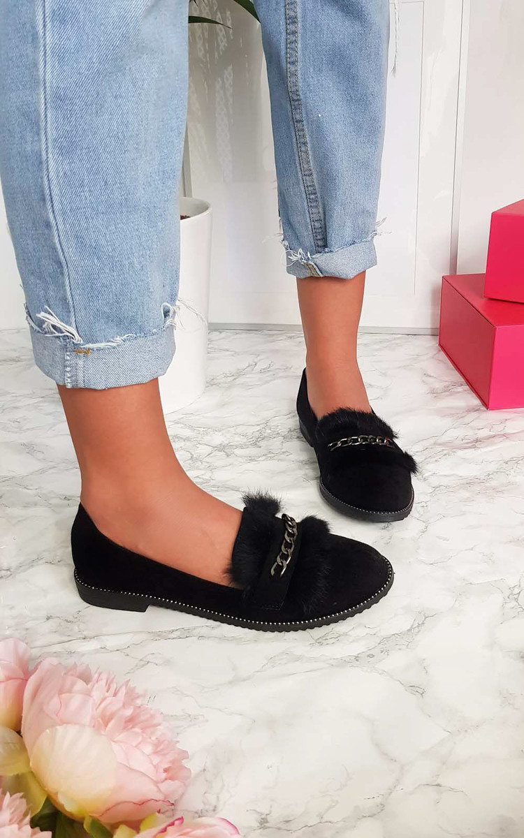 Alisa Chained Faux Fur Pumps Thumbnail Alisa Chained Faux Fur Pumps Thumbnail