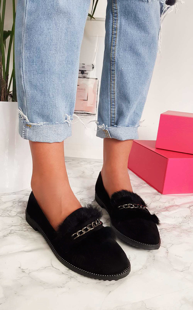 Alisa Chained Faux Fur Pumps Thumbnail Alisa Chained Faux Fur Pumps Thumbnail