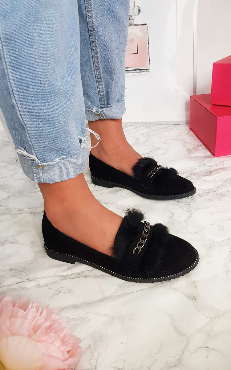Alisa Chained Faux Fur Pumps Thumbnail Alisa Chained Faux Fur Pumps Thumbnail