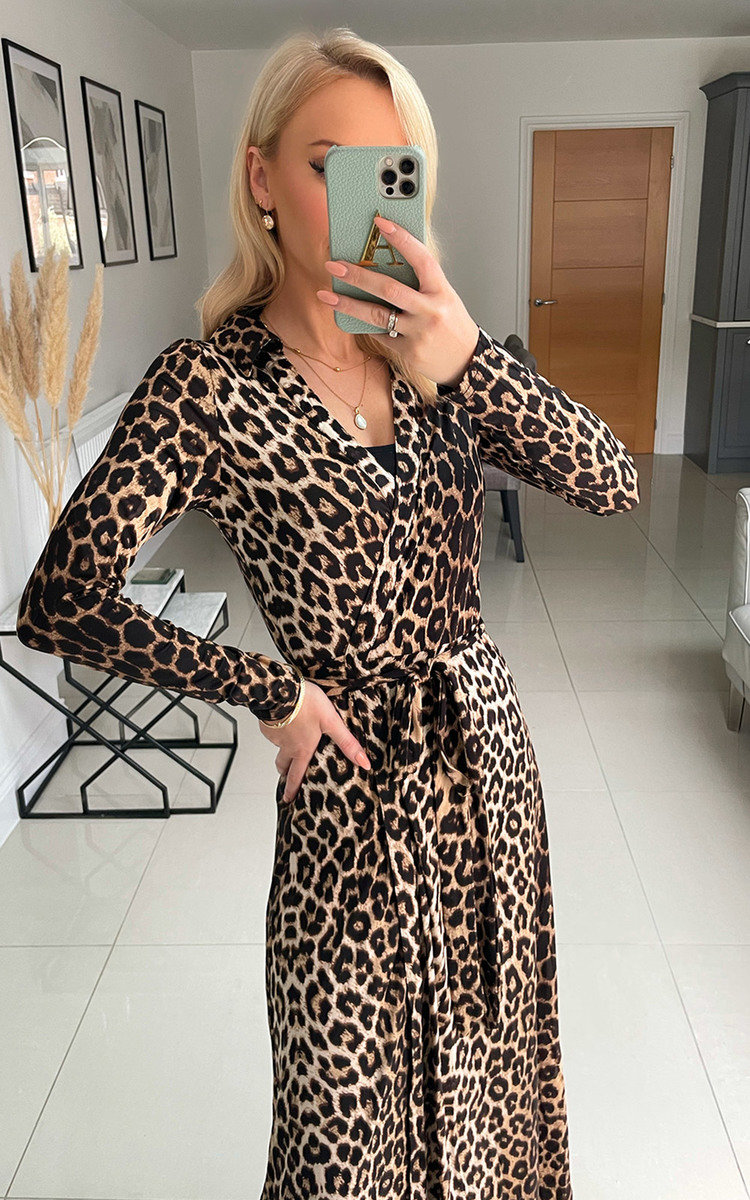 Alison Wrap Front Printed Maxi Dress Thumbnail Alison Wrap Front Printed Maxi Dress Thumbnail