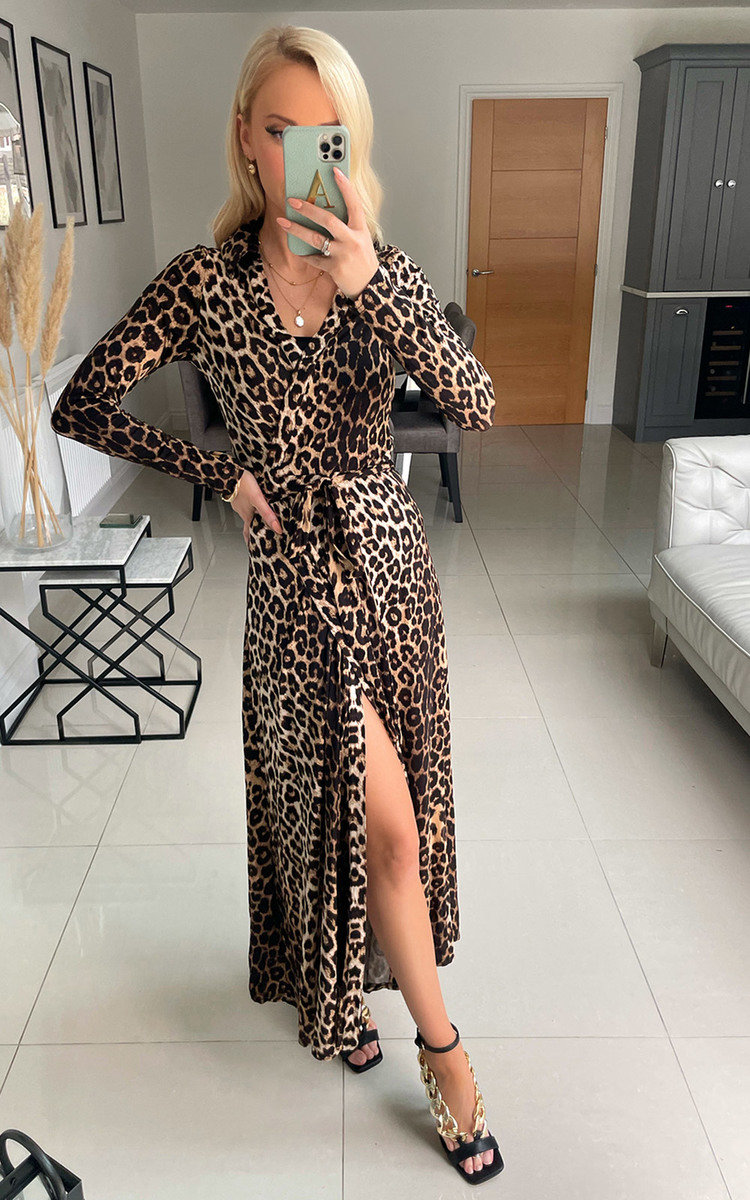 Alison Wrap Front Printed Maxi Dress Thumbnail Alison Wrap Front Printed Maxi Dress Thumbnail