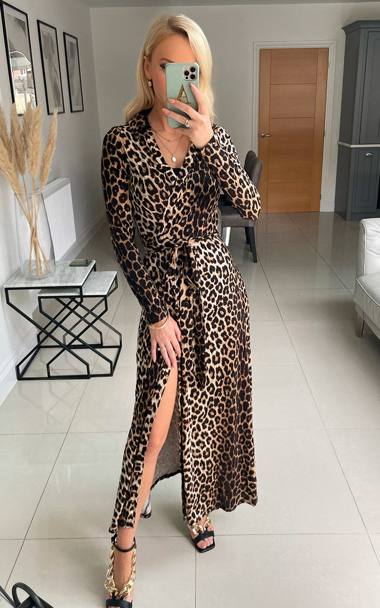 Alison Wrap Front Printed Maxi Dress Alison Wrap Front Printed Maxi Dress