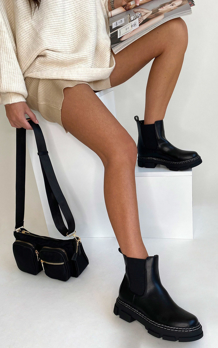 Alyssia Chunky Ankle Boots Thumbnail