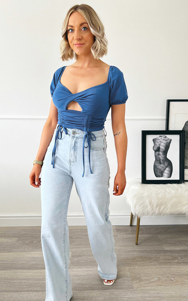 Amanda Cut Out Detail Off Shoulder Top Thumbnail