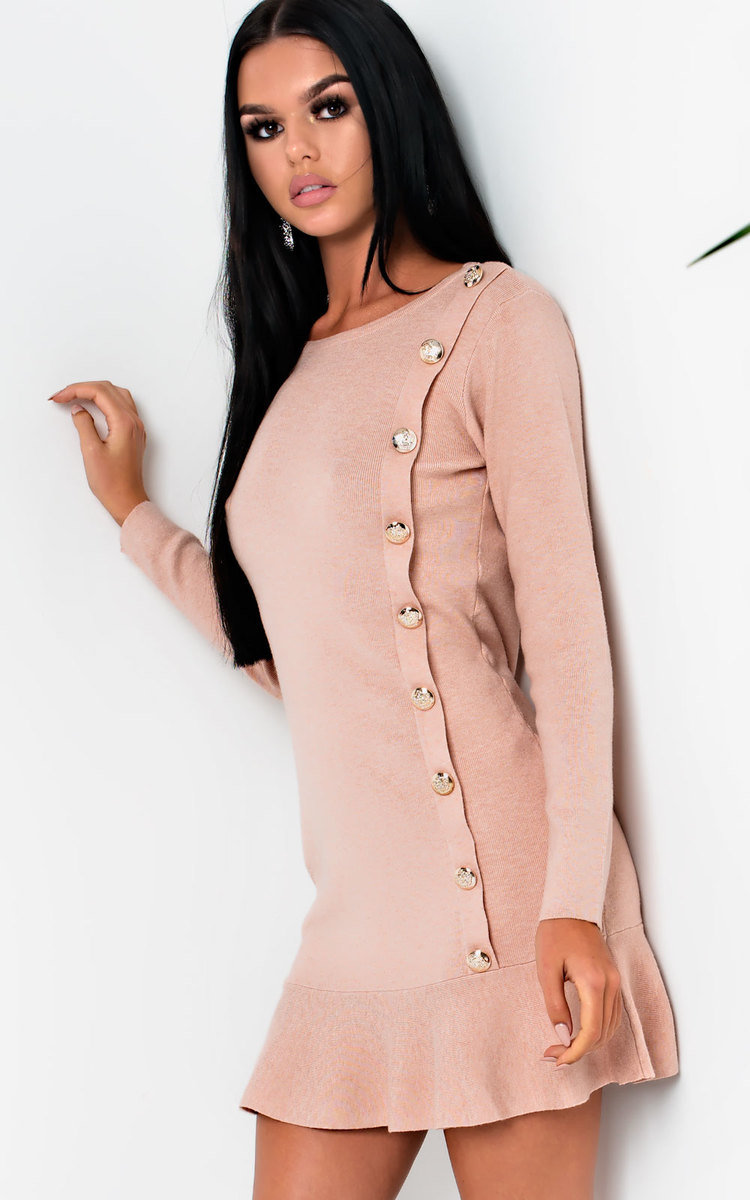 Amanda Peplum Knit Dress Thumbnail Amanda Peplum Knit Dress Thumbnail