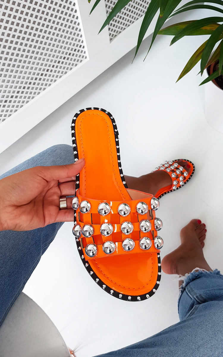 Ami Studded Caged Sandals Thumbnail