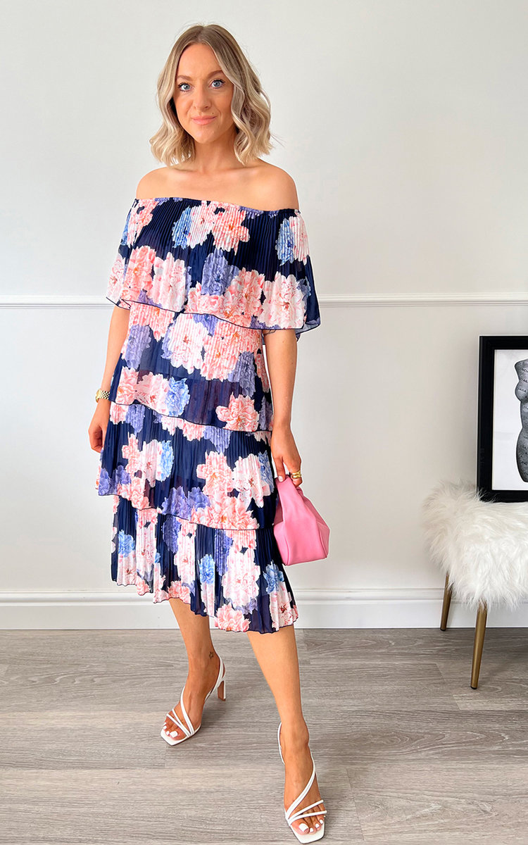 Amina Floral Midi Dress