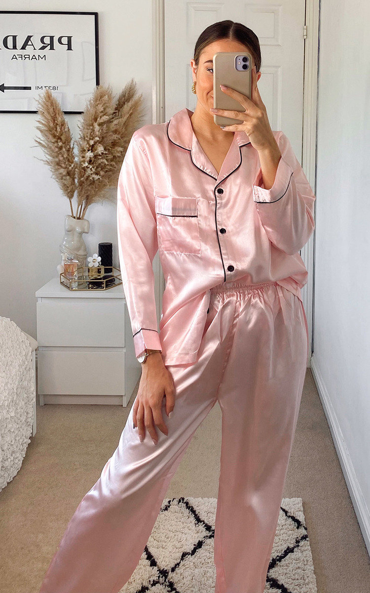 Amy Satin Pyjama Co-ord 